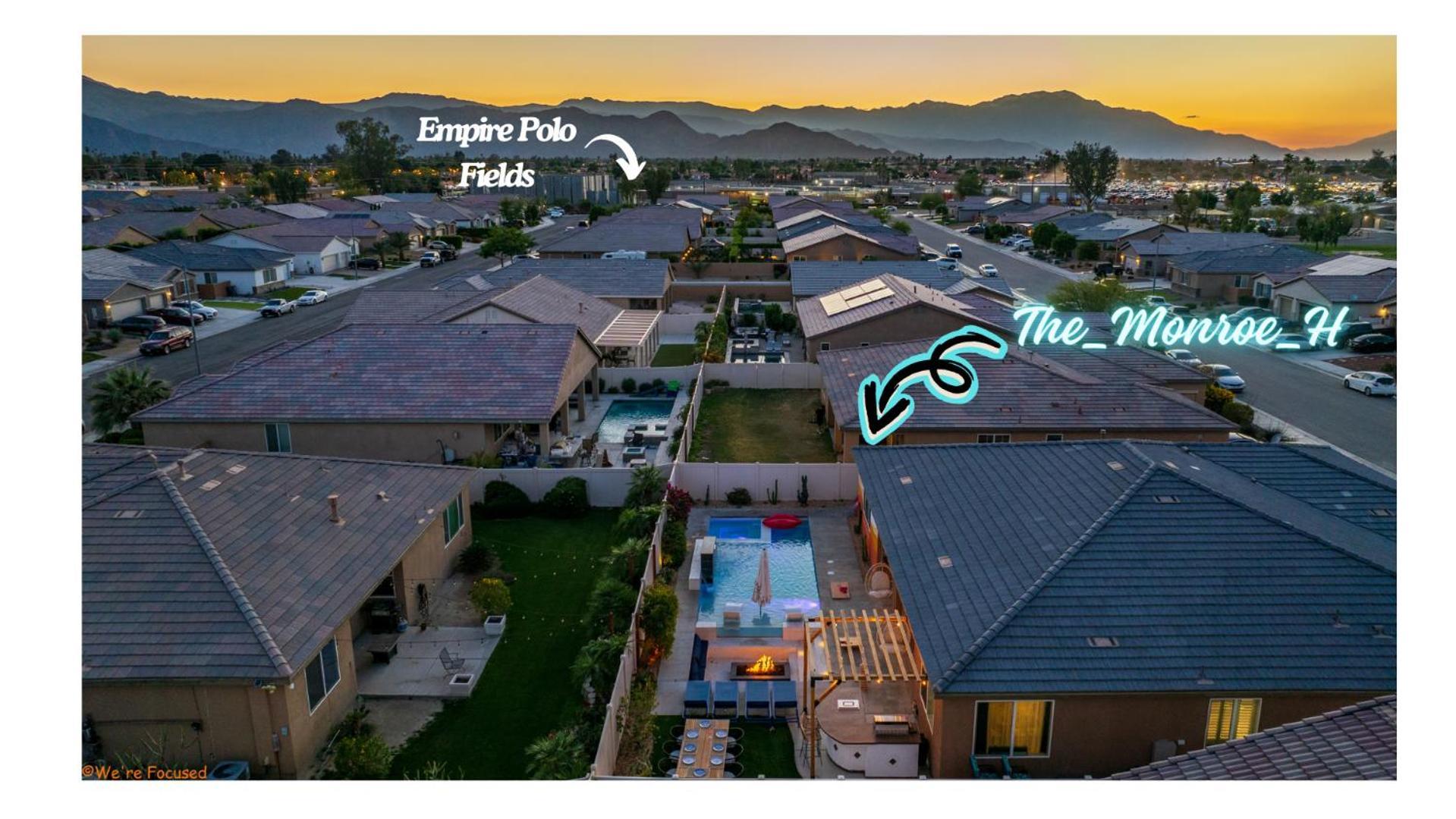 5Br3B Pool, 2Mi To Fstvals, Ev Chrgr, Gym, Games Villa Indio Ngoại thất bức ảnh